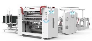 Máy đóng gói giấy vệ sinh rút tự động (Tốc độ 50-60 túi/phút) AVS-Highspeed 60 