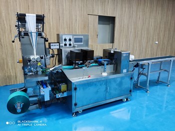 Máy đóng gói khăn lạnh (khăn ướt) KU-260A