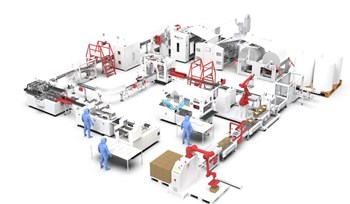 Máy sản xuất khăn giấy ăn tự động AVS-Highspeed 80 