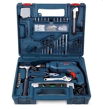Máy khoan động lực Bosch GSB 10RE SET – Vali 100 món đồ nghề