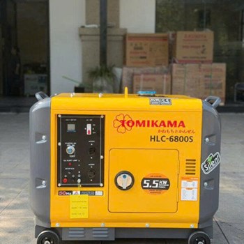Máy phát điện chạy dầu 5,5kw Tomikama 6800S