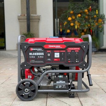 Máy phát điện chạy xăng 5,5kw Tomikama 6900S