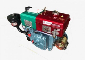 Máy Nổ Dầu 8HP Hiệu Quantrai R180D (D8 Nước Đề)