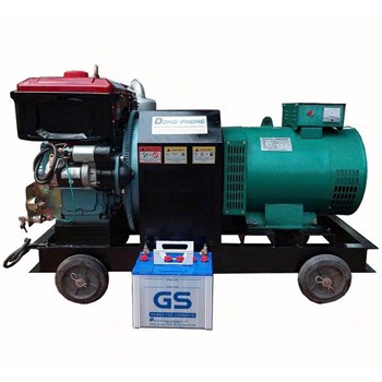 Máy Phát Điện Đầu Nổ 20Kw Đông Phong 30Hp 3 Pha (D30 Mát Gió, Đề)