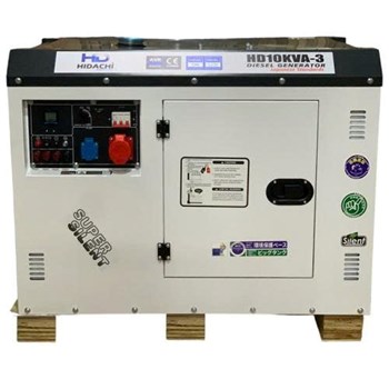 Máy Phát Điện Chạy Dầu 10Kva Hidachi HD10KVA-3 (3 pha)