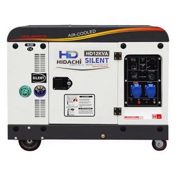 Máy Phát Điện Chạy Dầu 10Kw Hidachi HD12KVA