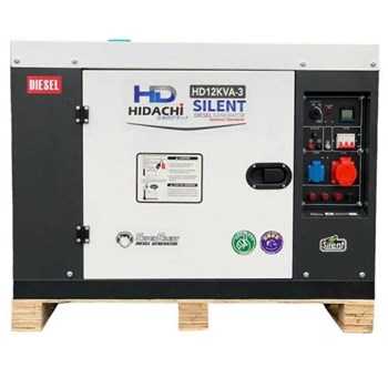 Máy Phát Điện Chạy Dầu 12Kva Hidachi HD12KVA-3