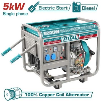 Máy Phát Điện 5Kw Chạy Dầu Total TP450001