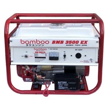 Máy Phát Điện Chạy Xăng 3Kw Bamboo BMB 3500EX (Đề)