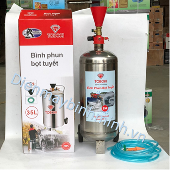 Bình phun bọt tuyết 35 lít Toboki Inox 304 TOK-35L