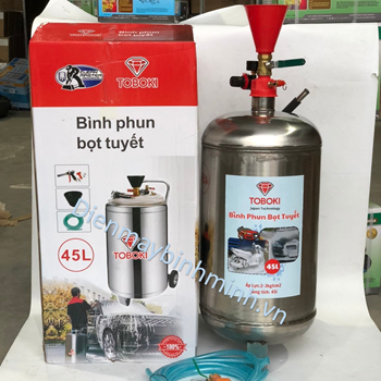 Bình phun bọt tuyết 45 lít Toboki Inox 304 TOK-45L 