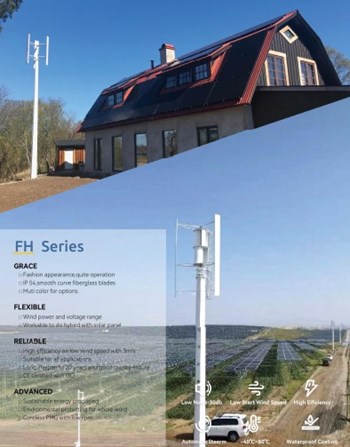 Turbine gió trục đứng dòng FH Series