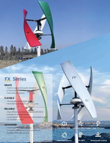 Turbine gió trục đứng dòng FX Series