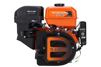 Động Cơ Xăng Mitsuyama 16HP TL-420R-2D Tua Chậm Có Đề 