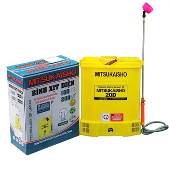 Bình Xịt Điện Phun Thuốc 20L Mitsukaisho 20D-2 (Bơm Đôi)