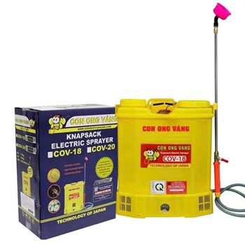 Bình Phun Xịt Điện 18L Con Ong Vàng COV-18 (Bơm Đôi)
