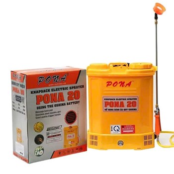 Bình Xịt Điện Phun Thuốc 20 Lít Pona PN20 (ắc qui 12V8Ah)