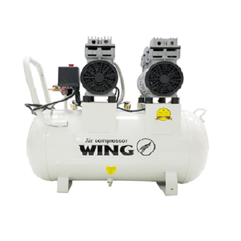Máy Nén Khí Không Dầu Wing 2HP TW-OF750x2 50L