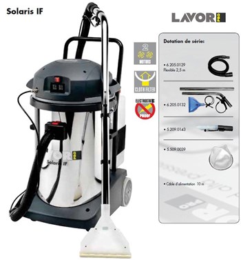 Máy giặt ghế nỉ, thảm Solaris IF Lavor italy NT00452 