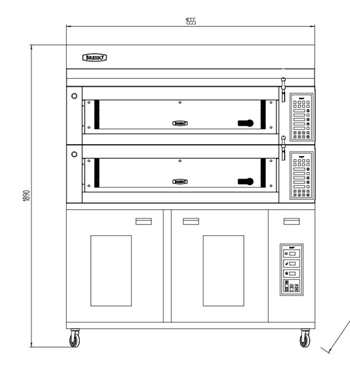 Lò nướng bánh Bresso HBWO-3210