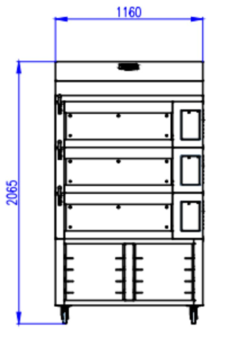 Lò nướng bánh Bresso HBWO-3003H-ZS3