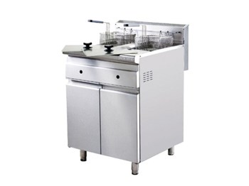Bếp chiên nhúng đôi dùng gas Berjaya FSGDF11D
