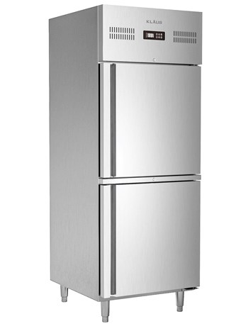 Tủ đông đứng hai cánh inox Klaus KUF-2HD