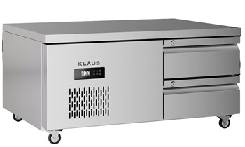 Bàn mát 2 ngăn kéo inox Klaus KBU-1.1-2