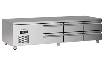 Bàn mát 6 ngăn kéo inox Klaus KBU-1.1-6