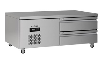 Bàn mát 2 ngăn kéo inox Klaus KBU-2.1-2