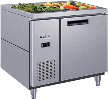 Bàn salad 1 cánh inox Klaus C-PFS-1SD