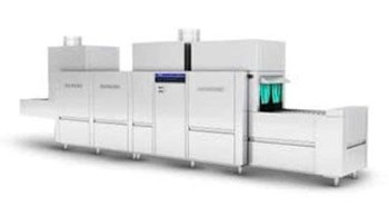 Máy rửa khay công nghiệp băng chuyền có chức năng sấy Hasonic HDF-2003SDW