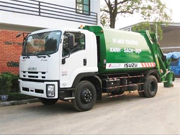 Xe cuốn ép rác 14 khối Isuzu TV-0794  