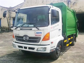 Xe ép chở rác Hino 9 khối FC TV-0010  