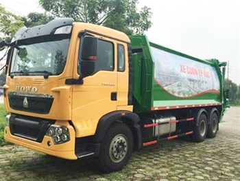 Xe cuốn ép rác Howo 22 khối TV-0520  