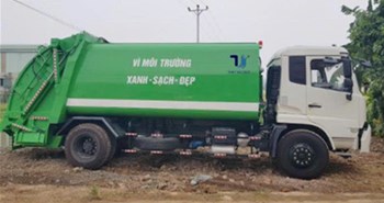 Xe Cuốn Ép Chở Rác Dongfeng 14 Khối TV-0933  