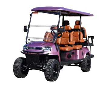 Xe golf 6 chỗ ngồi K4C màu hồng, hàng mới về 