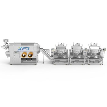Dây chuyền sản xuất bắp rang bơ điện từ công nghiệp IC1000-MF