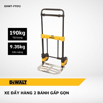 Xe đẩy hàng 2 bánh gấp gọn Dewalt DXWT-FT512 – tải trọng 190Kg 