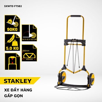 Xe đẩy hàng 2 bánh Stanley FT582 – Tải trọng 90kg 