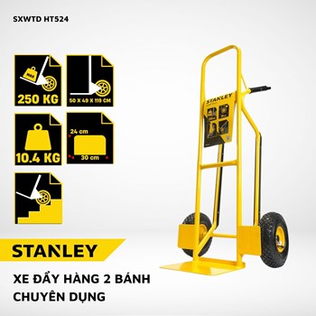 Xe đẩy hàng 2 bánh Stanley HT524 – Tải trọng 250kg 