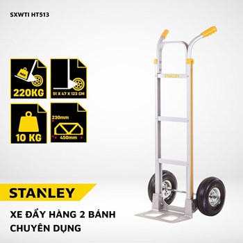 Xe đẩy hàng 2 bánh Stanley HT513 – Tải trọng 200/230kg 