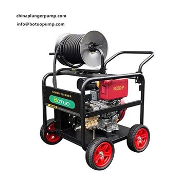 Máy phun nước áp lực cao chạy bằng diesel để làm sạch cống rãnh BXK-3015  