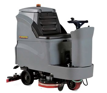 Máy chà sàn nhà xưởng dạng ngồi lái Kraffer GM 120/110BT