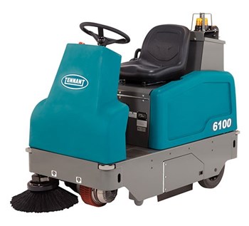 Máy quét sàn mini chạy bằng pin, loại nhỏ gọn, có thể tự lái 6100  