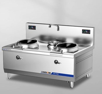 Bếp điện từ chảo xào đôi CHINENG CN-XCL-8001-ZZ-400-15×2