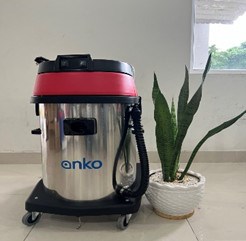 Máy hút bụi công nghiệp khô ướt 60 Lít thùng inox Anko AS60-2P