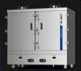 Tủ hấp cơm dùng gas 48 khay CHINENG CN-8128-RGY48-05