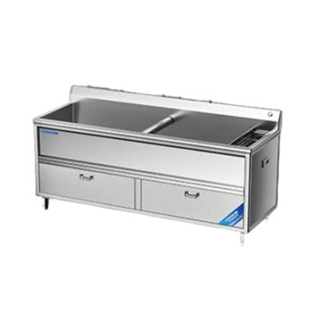 Máy rửa rau củ khử khuẩn 2 bồn 1.8m CHINENG CN-YSJK-QXS350