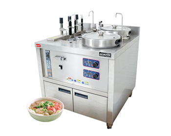 Nồi nấu phở đôi & máy nhúng phở mì tự động OKASU NS-JZML-3G-H30-30